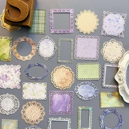 Lace Light Paper Die Cuts 60PCS
