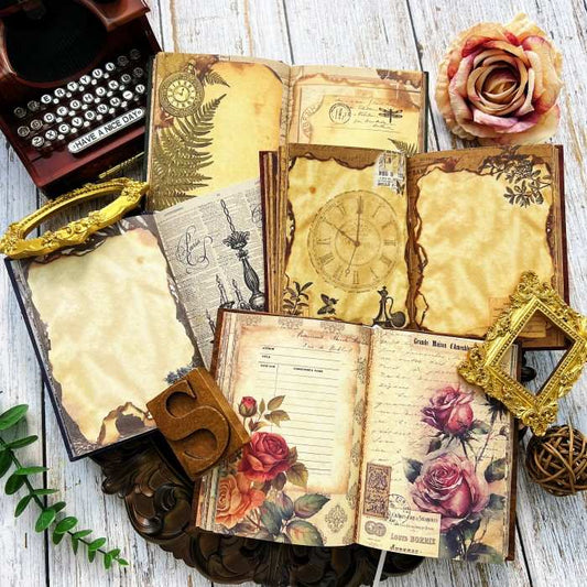 Longing Verse Collage Paper Book