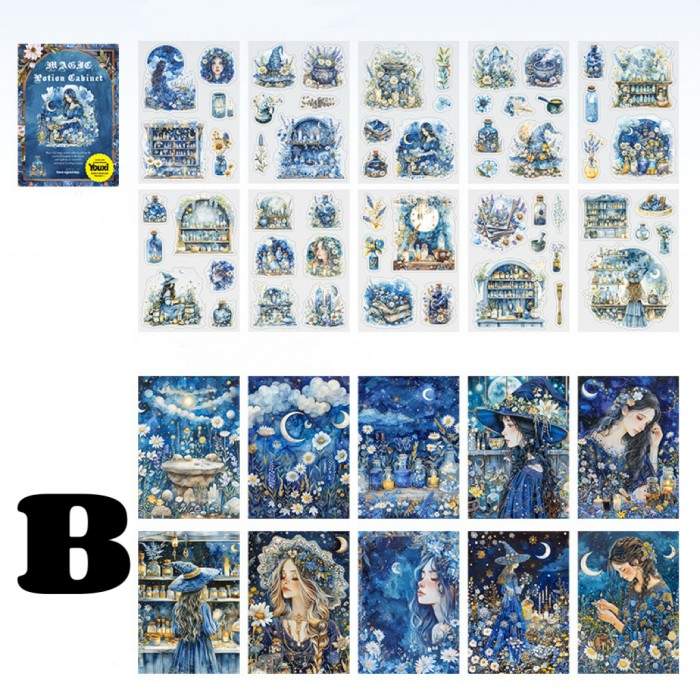 Magic Medicine Cabinet Sticker Book 20Sheets