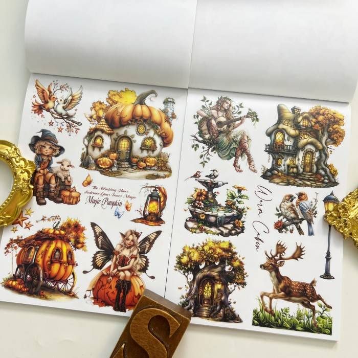 The Elf's Cottage Sticker Book 20Sheets