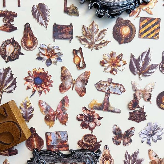 Metal Collection Room Sticker 60PCS