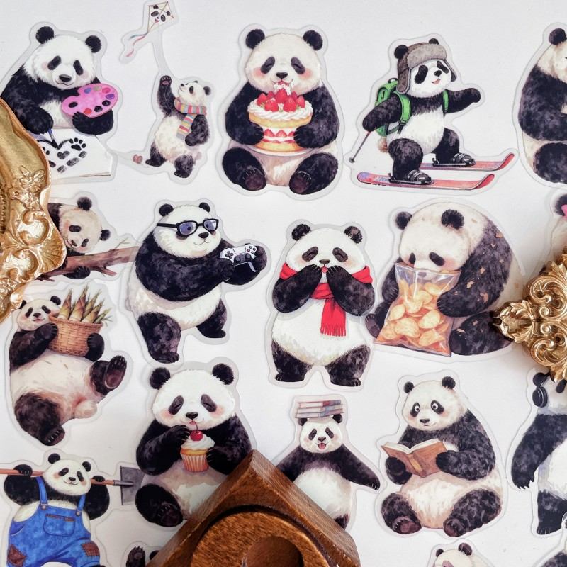 Cute Panda Sticker 30PCS