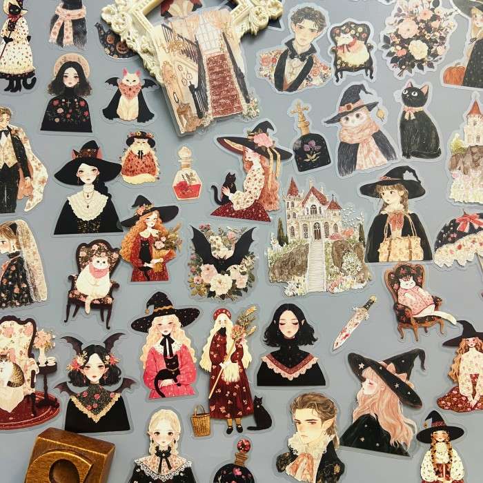 Witch's Familiar Sticker 80PCS