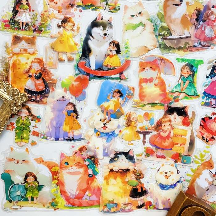 Lily's Pet World Sticker 60PCS