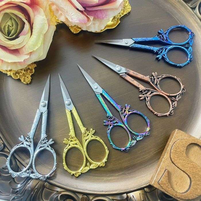 Embroidery Scissors Examples Sewing Embroidery Scissor Dragonfly Style – Soto Studios