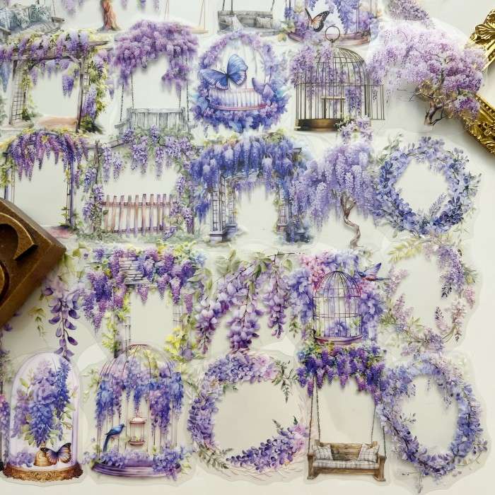 Wisteria Essence Sticker 60PCS