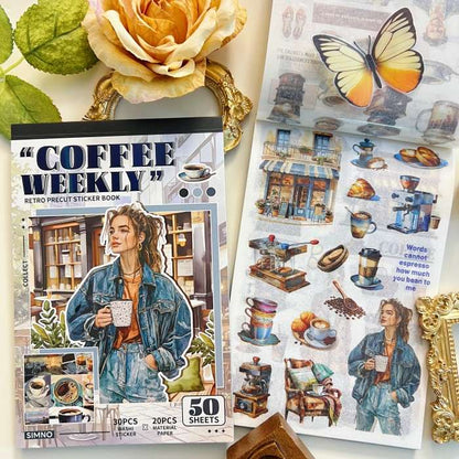 Chill Cup Washi Sticker Book 50Sheets