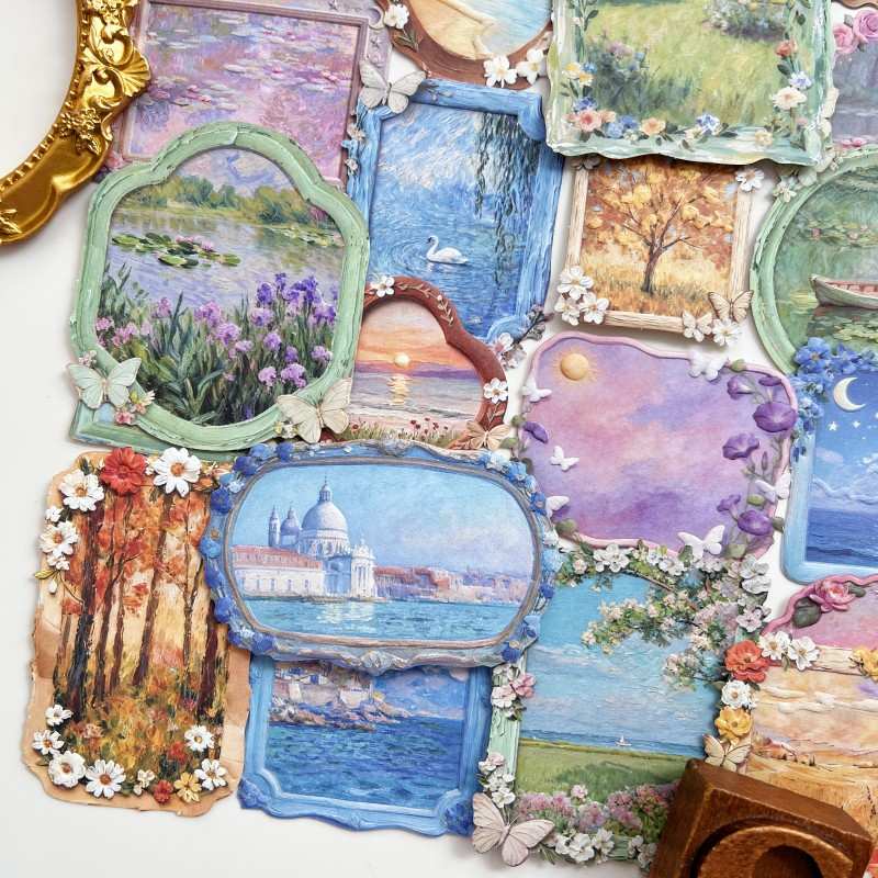 Monet's Picture Frame Sticker 60PCS