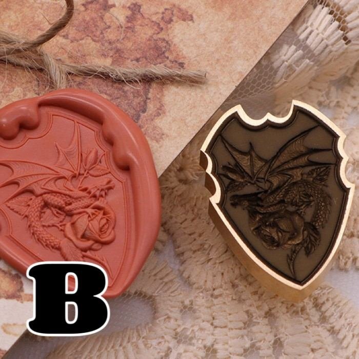 Dragon Rose Sealing Wax Stamp