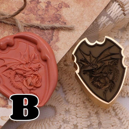 Dragon Rose Sealing Wax Stamp