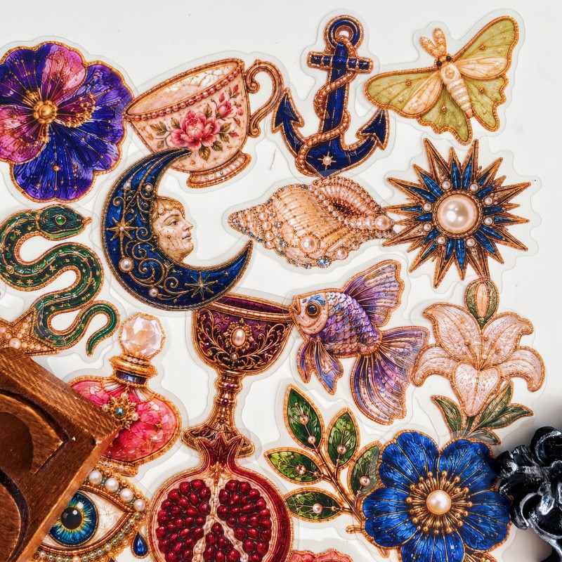 Jewel Charm Sticker 50PCS