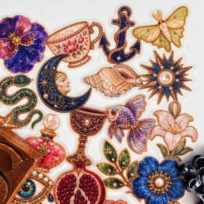 Jewel Charm Sticker 50PCS