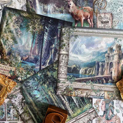 Secret Grove Collage Paper 12Sheets