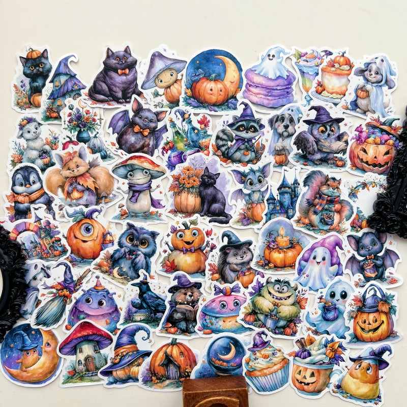 Spooky Little Friends Sticker 50PCS