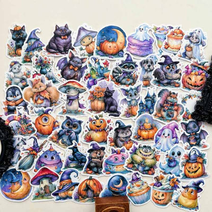 Spooky Little Friends Sticker 50PCS