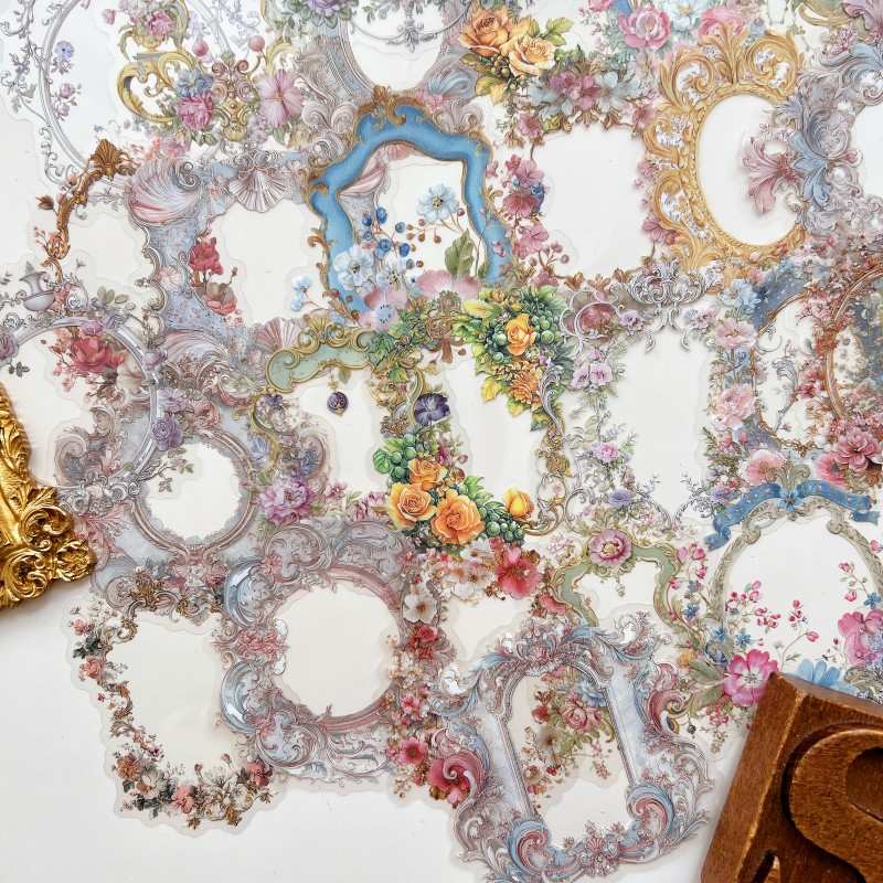 Rococo Border Sticker 48PCS