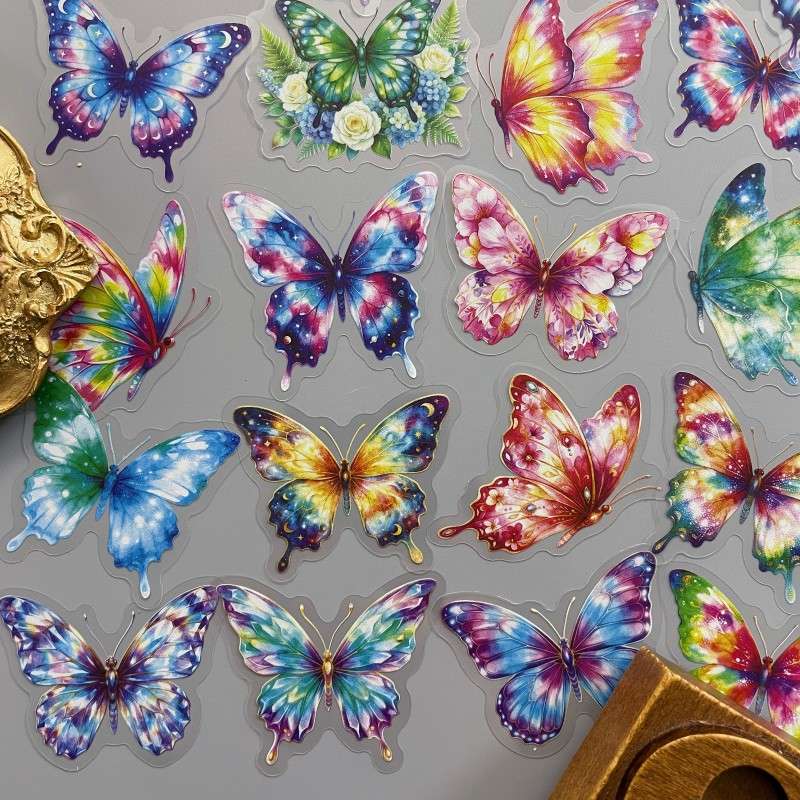 Colorful Wings Sticker 56PCS