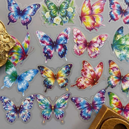 Colorful Wings Sticker 56PCS