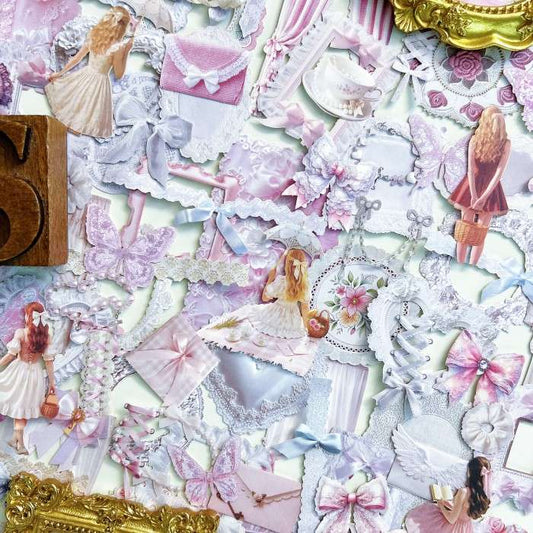 Romantic Lace Collection Sticker 100PCS