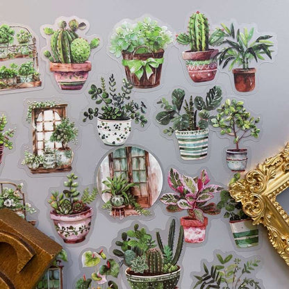 Pure Plants Sticker 50PCS