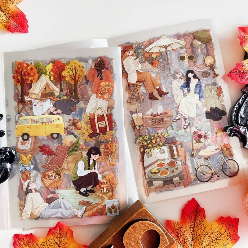 Autumn Outdoors Sticker Book 20Sheets