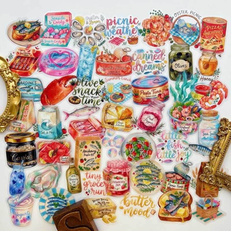 Mediterranean Pantry Sticker 50PCS