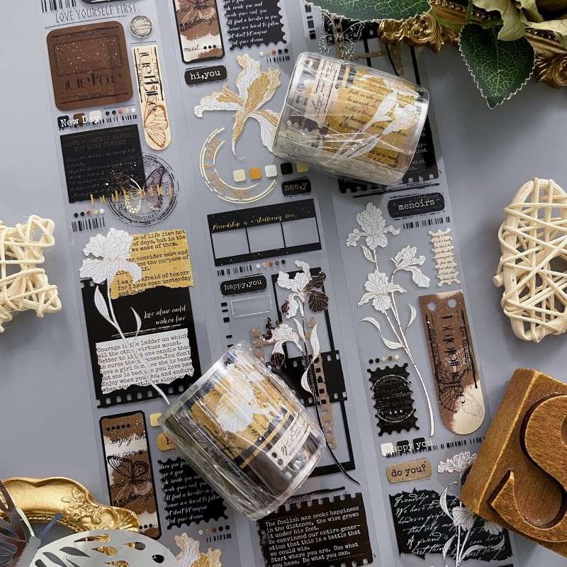 Elegant Iris PET Tape | Lin Lan Xi