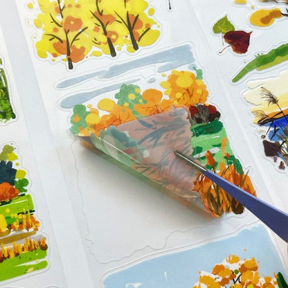 Amber Leaves PET Tape | The Washi Tape Shop