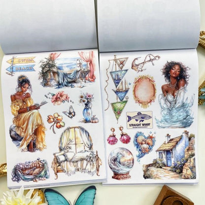 Clear Sea Sticker Book 20Sheets