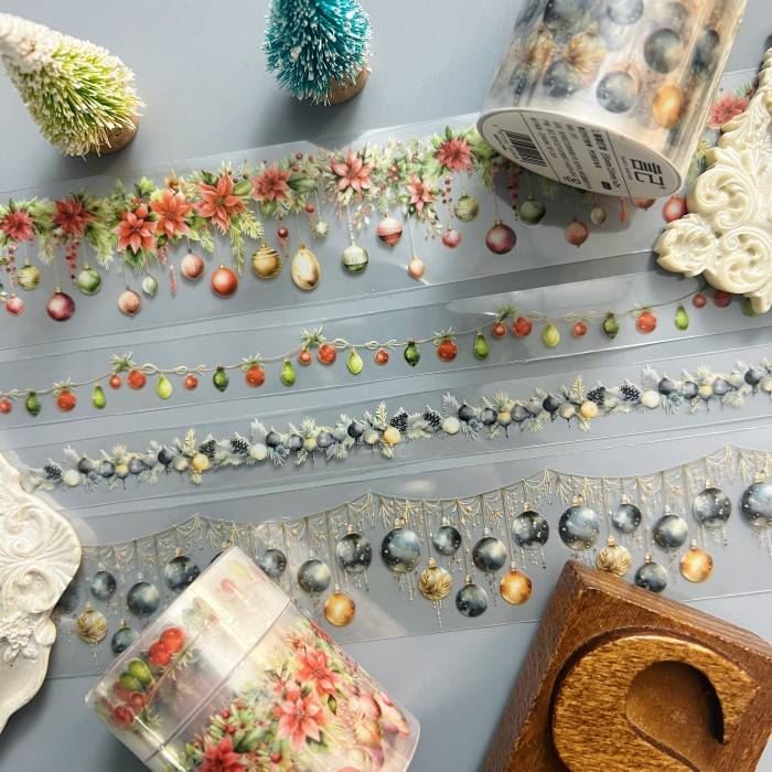 Sparkling Garland PET Tape Set