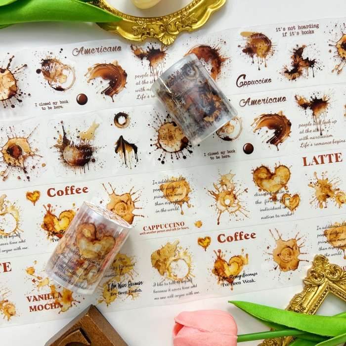 Coffee Memories PET Tape Roll