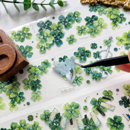 Verdant Clover PET Tape | Xiao Bai Jia