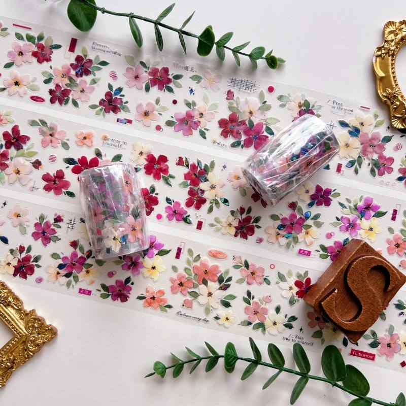 Blush Garden PET Tape | Yier