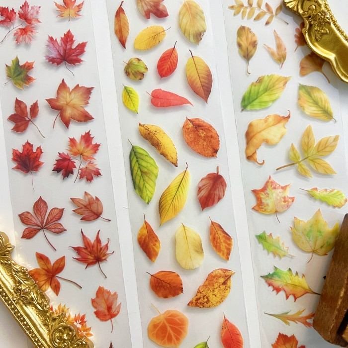 Poetic Leaves PET Tape Roll