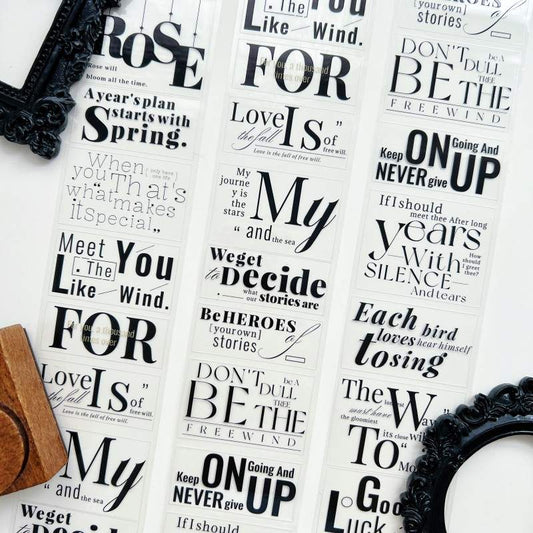 Soul Sayings PET Tape Roll | Yier