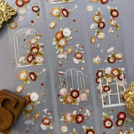 Golden Morning Glory PET Tape | Yier