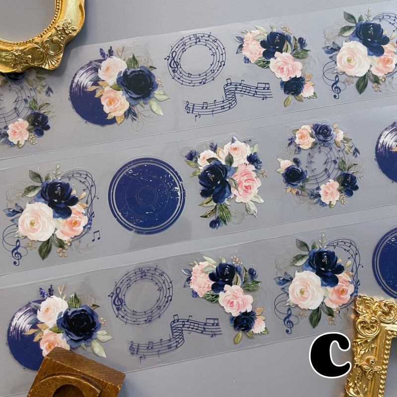 Flowers Melody PET Tape Roll