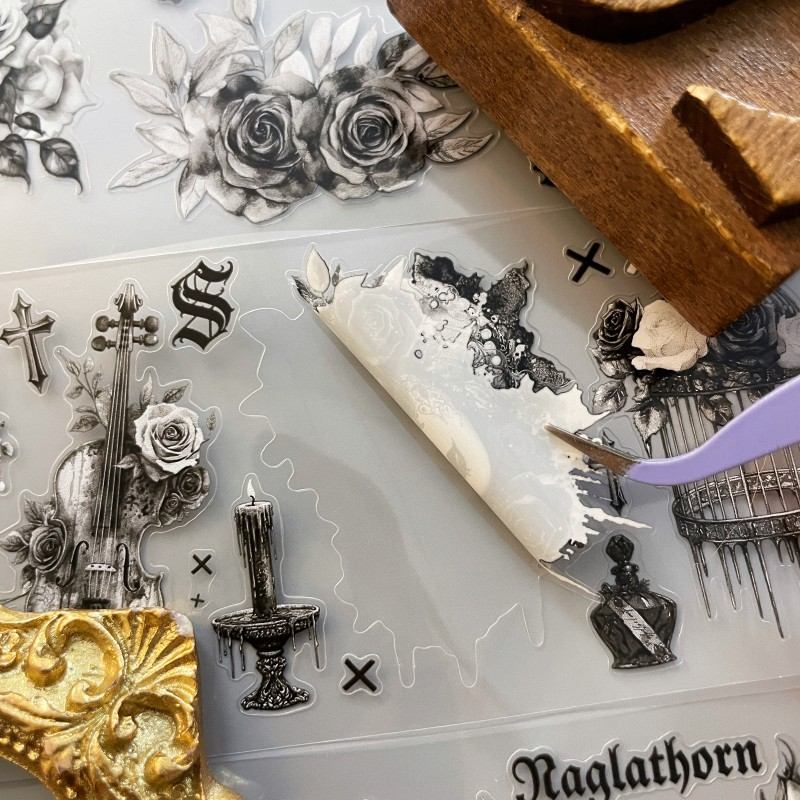 Monochrome Stillness PET Tape Roll | Dong Xi