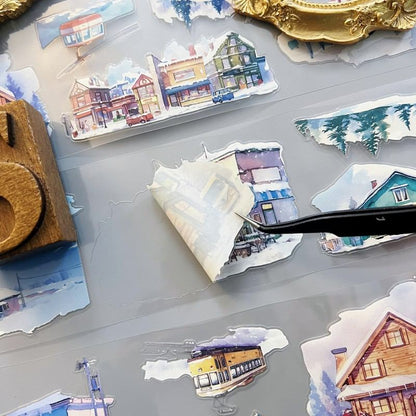 Snowlit Streets PET Tape Roll | S.D.