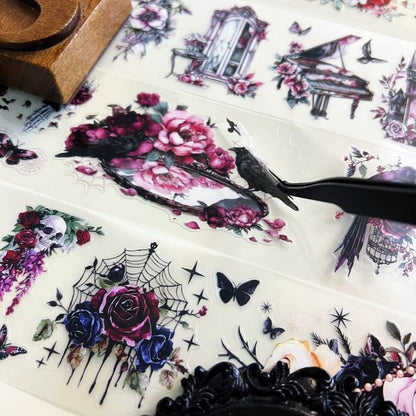 Gothic Aesthetic Tape Set | WUBAO