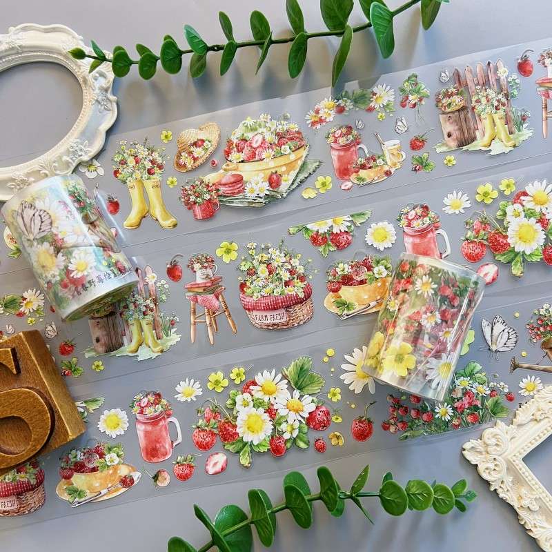 Spring Berry PET Tape Roll | Dong Xi