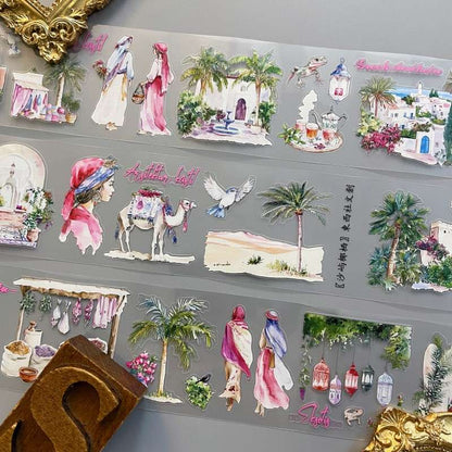 Palm Retreat PET Tape Roll | Dong Xi