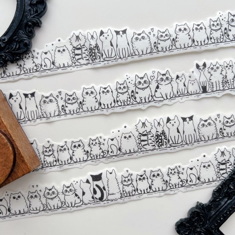 Cat Adventures Washi Tape Roll