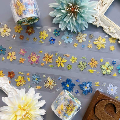 Salty Flowers PET Tape Roll | Xiao Bai Jia