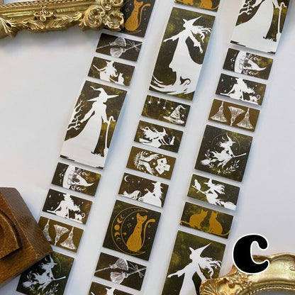 Night Dawn Kraft Paper Sticker Roll