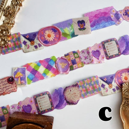 Scrap Cloth Forest Washi Tape Roll