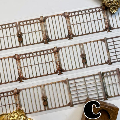 Rust Fence PET Tape Roll