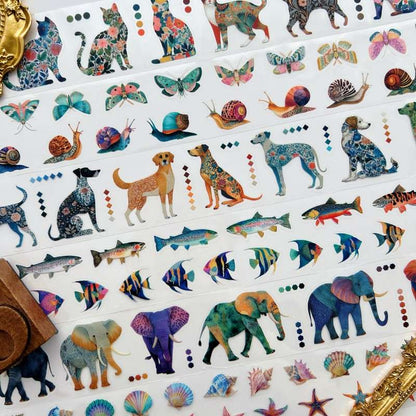 Morris Animal Imprint PET Tape Roll