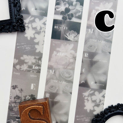 Halftone Light PET Tape Roll