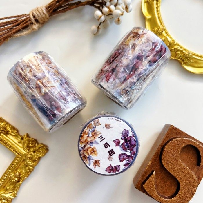 Blazing Bougain PET Tape | Xiao Bai Jia